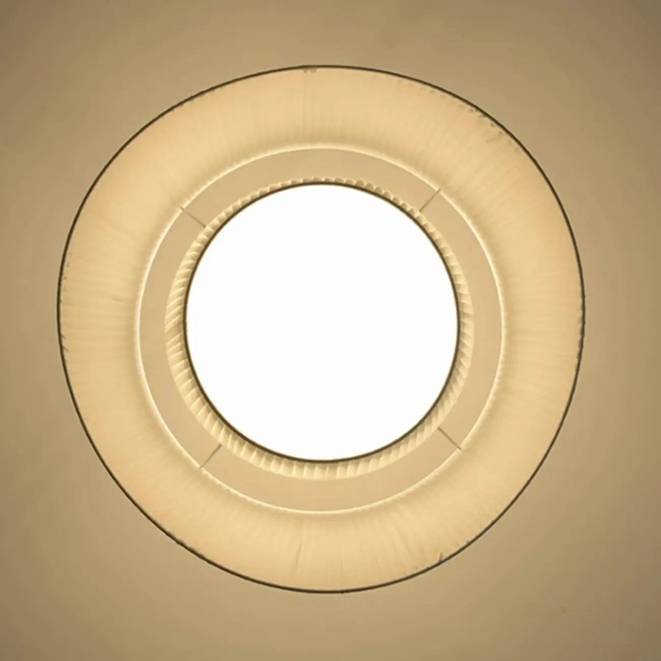 White Fabric Wave Pendant Modern Ceiling Lamp Image - 14 | homeyfad