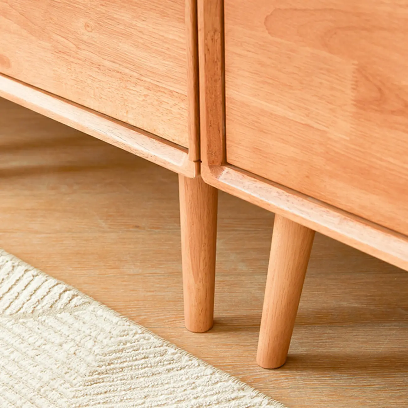 Natural Finish Wooden Vertical Narrow Lingerie Chest Image - 10 | homeyfad