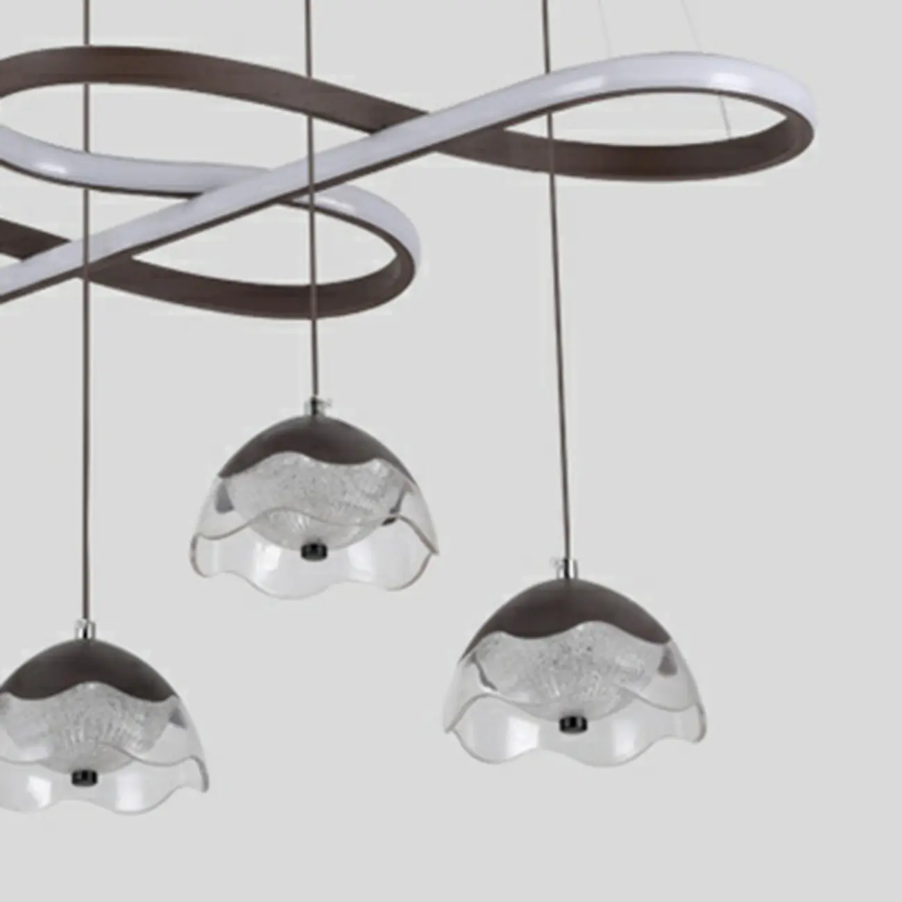 Adjustable Black 5/6-Light Geometric Pendant Light Image - 11 | homeyfad