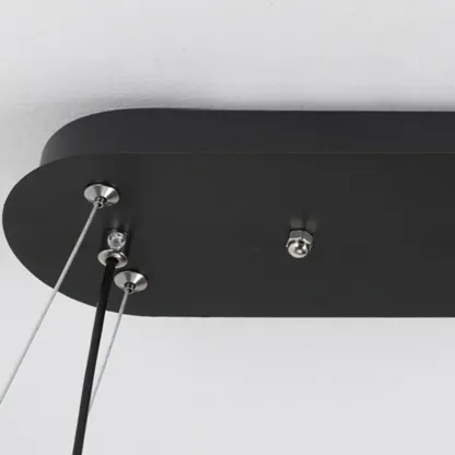 Adjustable Black 5/6-Light Geometric Pendant Light Image - 16