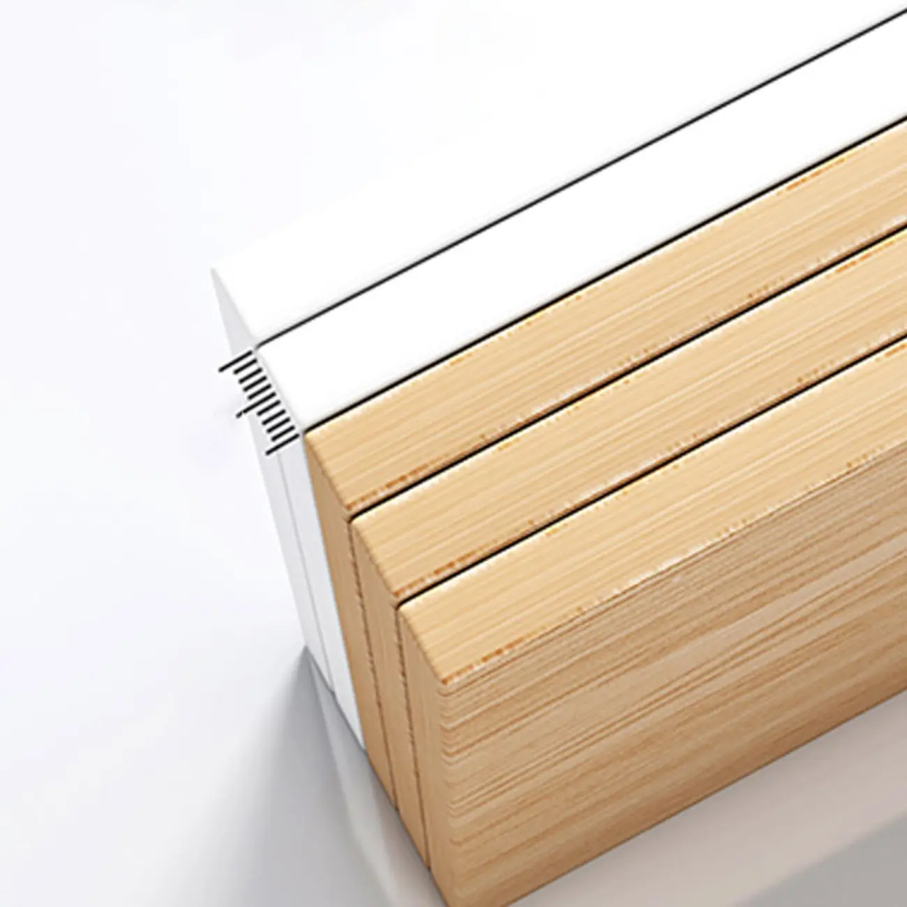 Modern Wood White Bedside Nightstand Drawer Storage Image - 11 | homeyfad