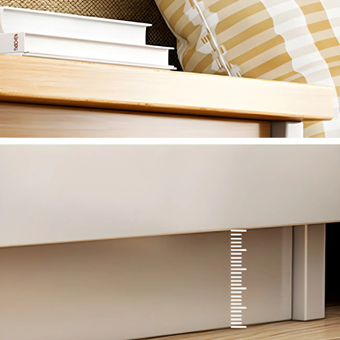 Modern Wood White Bedside Nightstand Drawer Storage Image - 14 | homeyfad