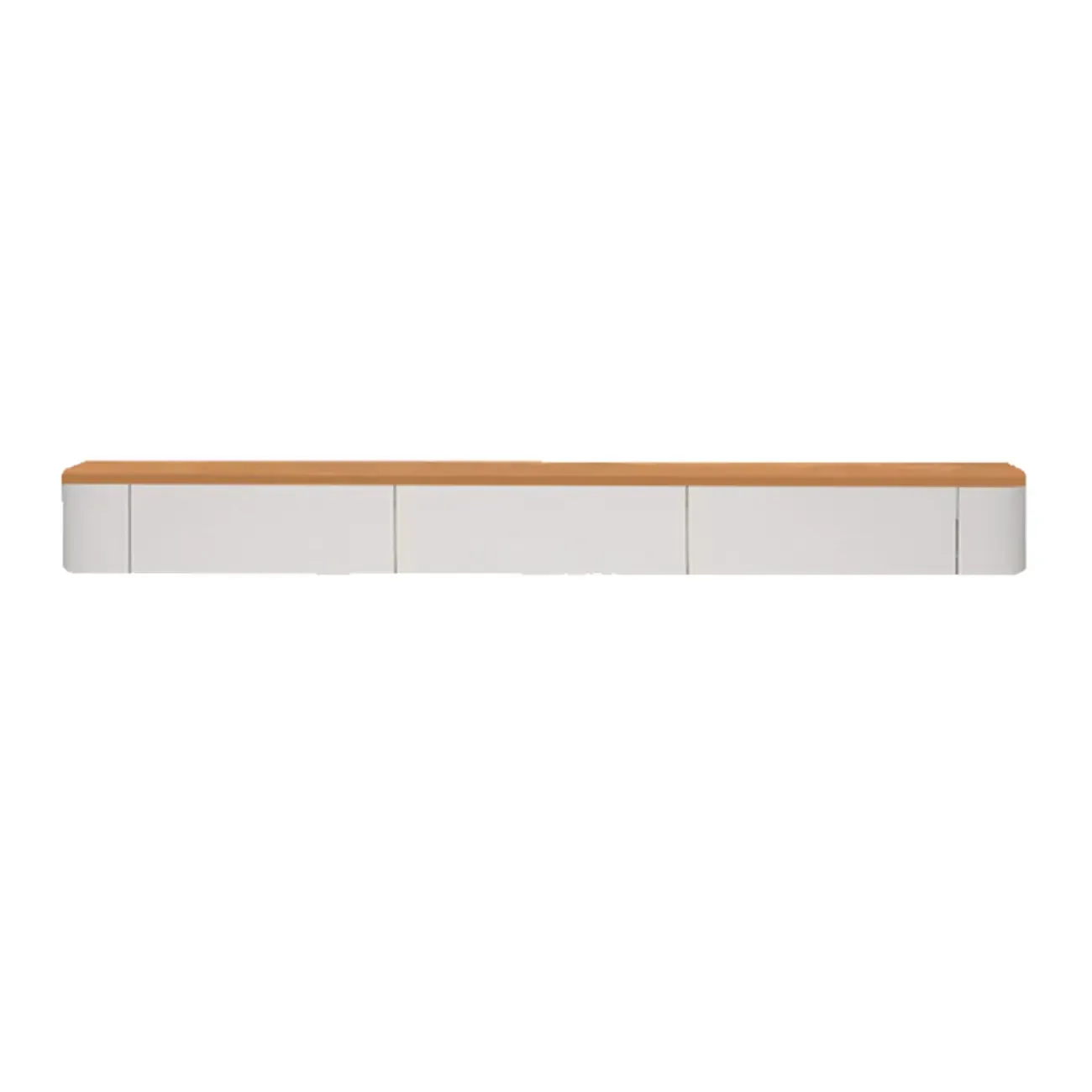 Traditional Wooden Mueble Flotante Para TV Stand with Drawers Image - 2