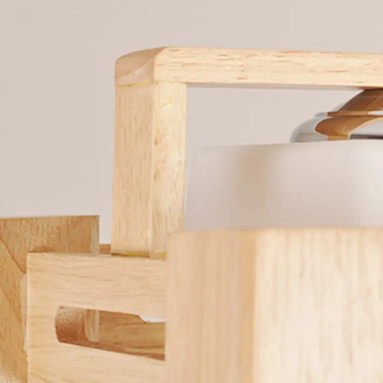 Adjustable Large Wood LED Pendant Light Image - 8