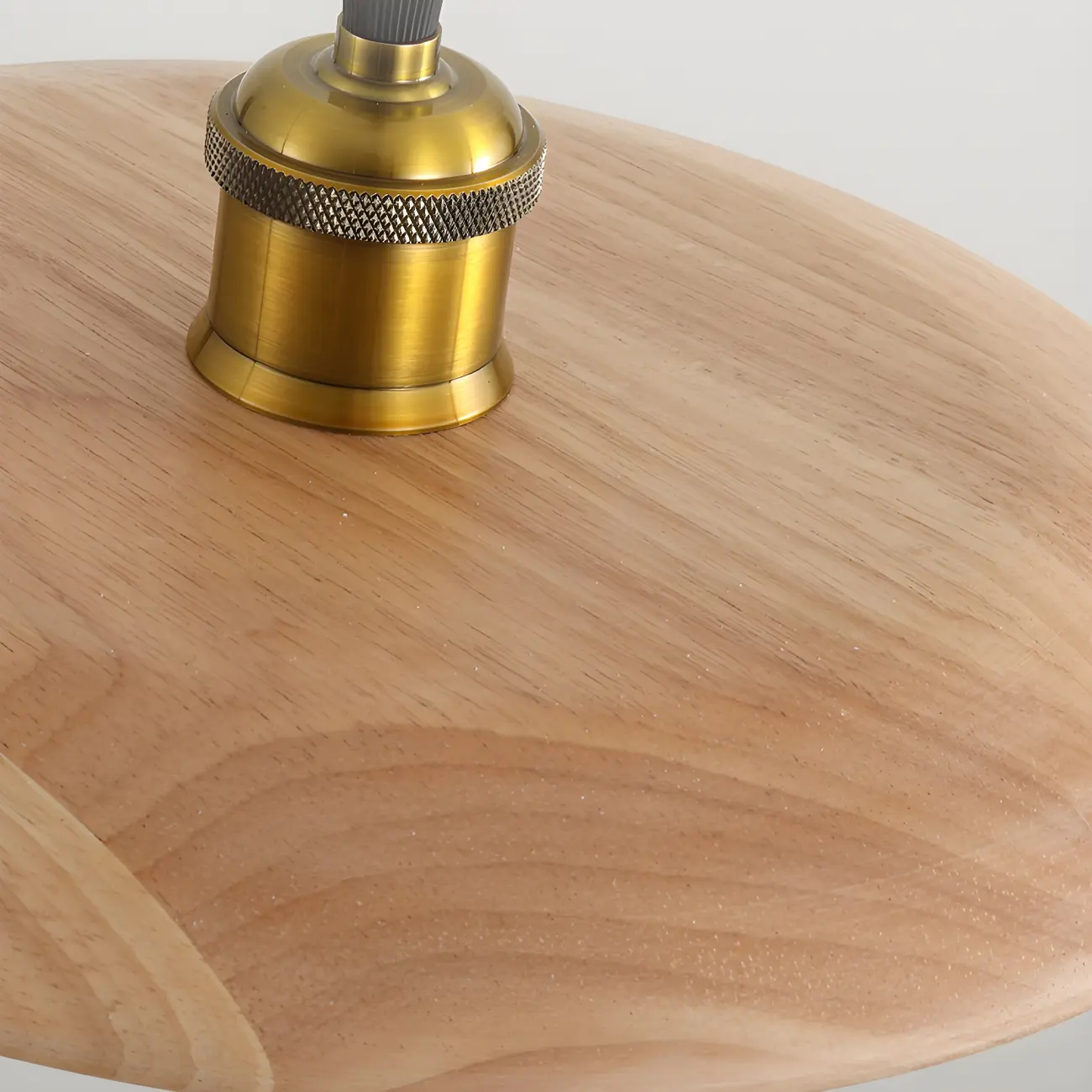 Geometric Walnut Wood Pendant Light for Kitchen Image - 6 | homeyfad