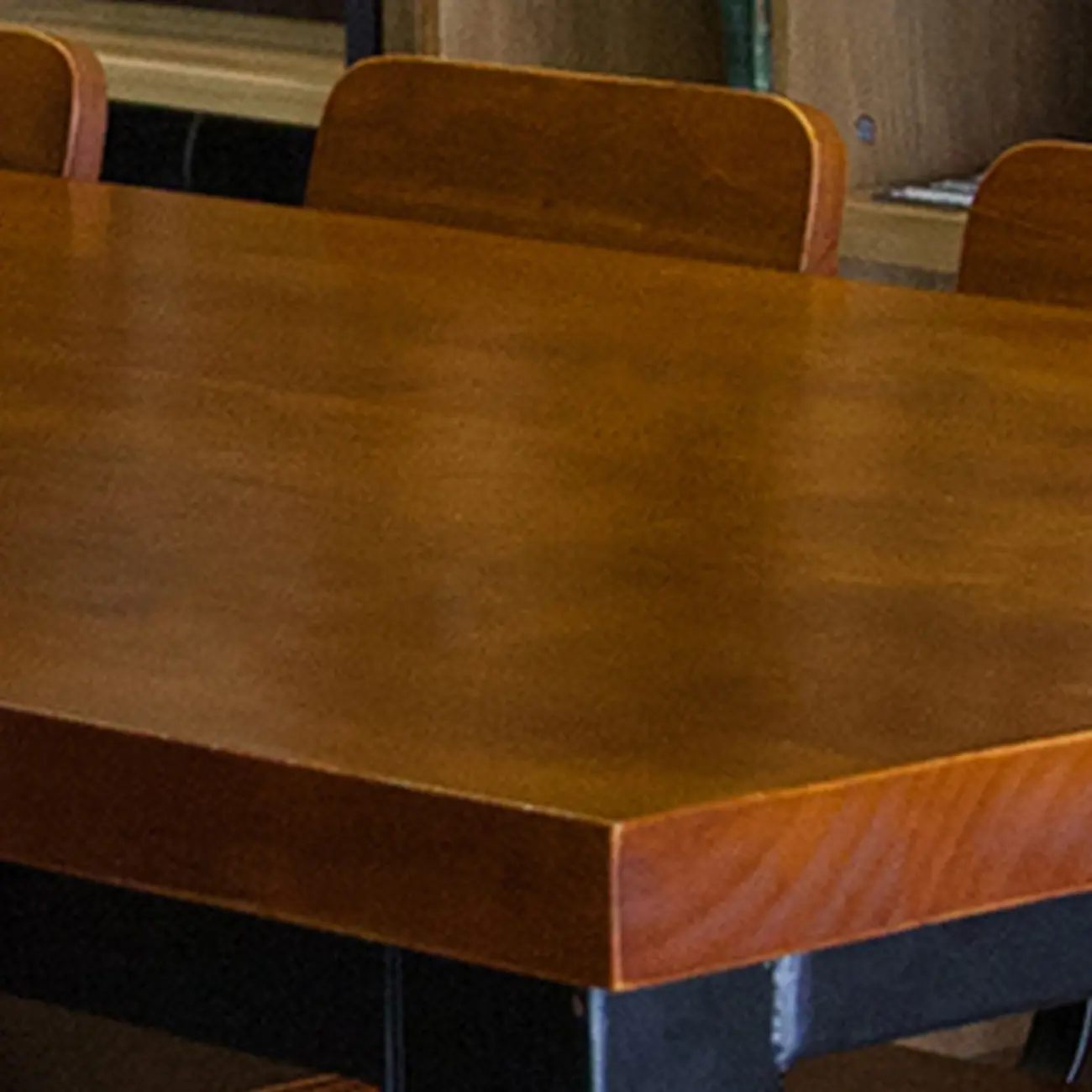 Industrial Brown Wood Black Iron 4-Leg Rectangular Bar Tables Image - 8 | homeyfad