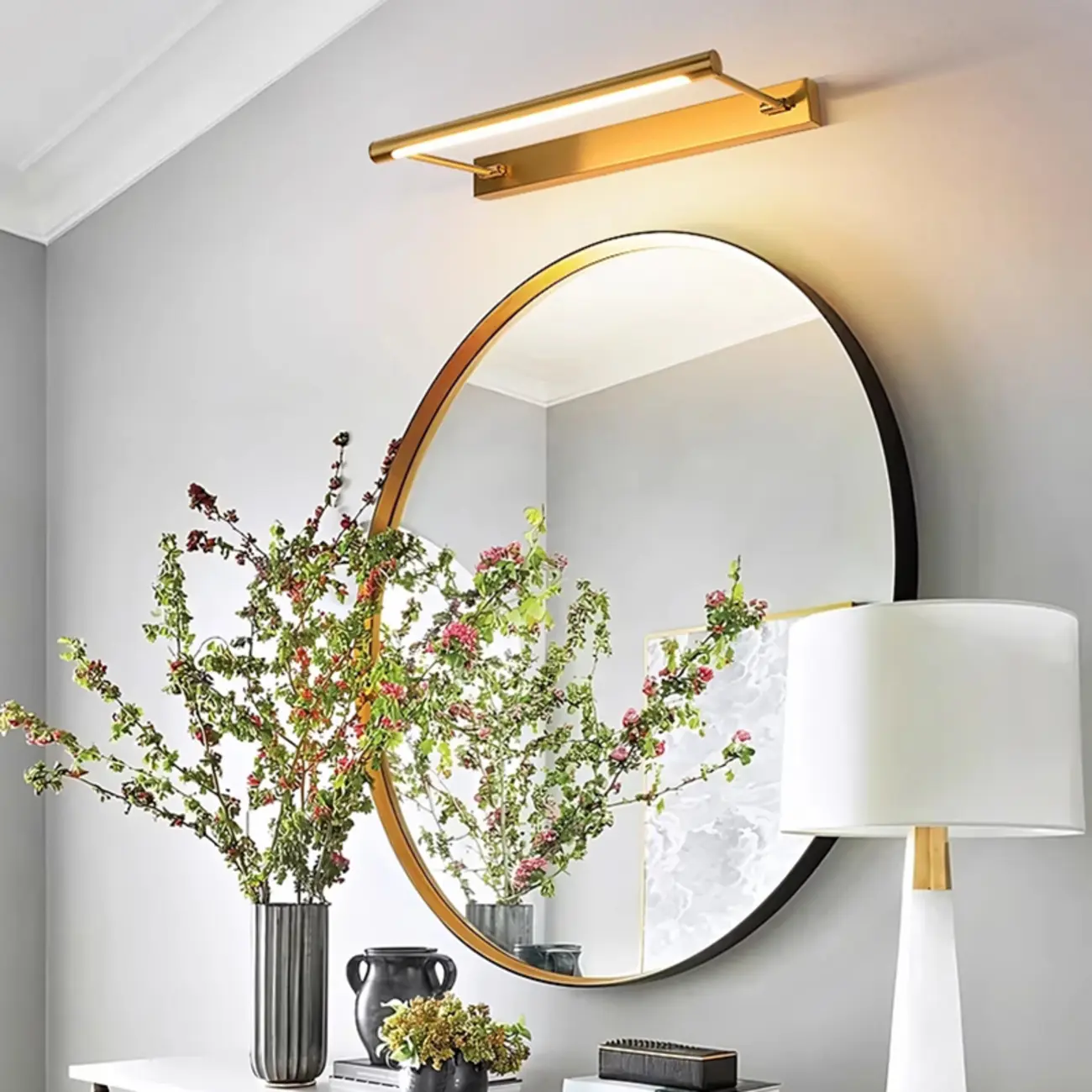 Nordic LED Vanity Light with Acrylic Shade and Warm Light Image - 1 | homeyfad