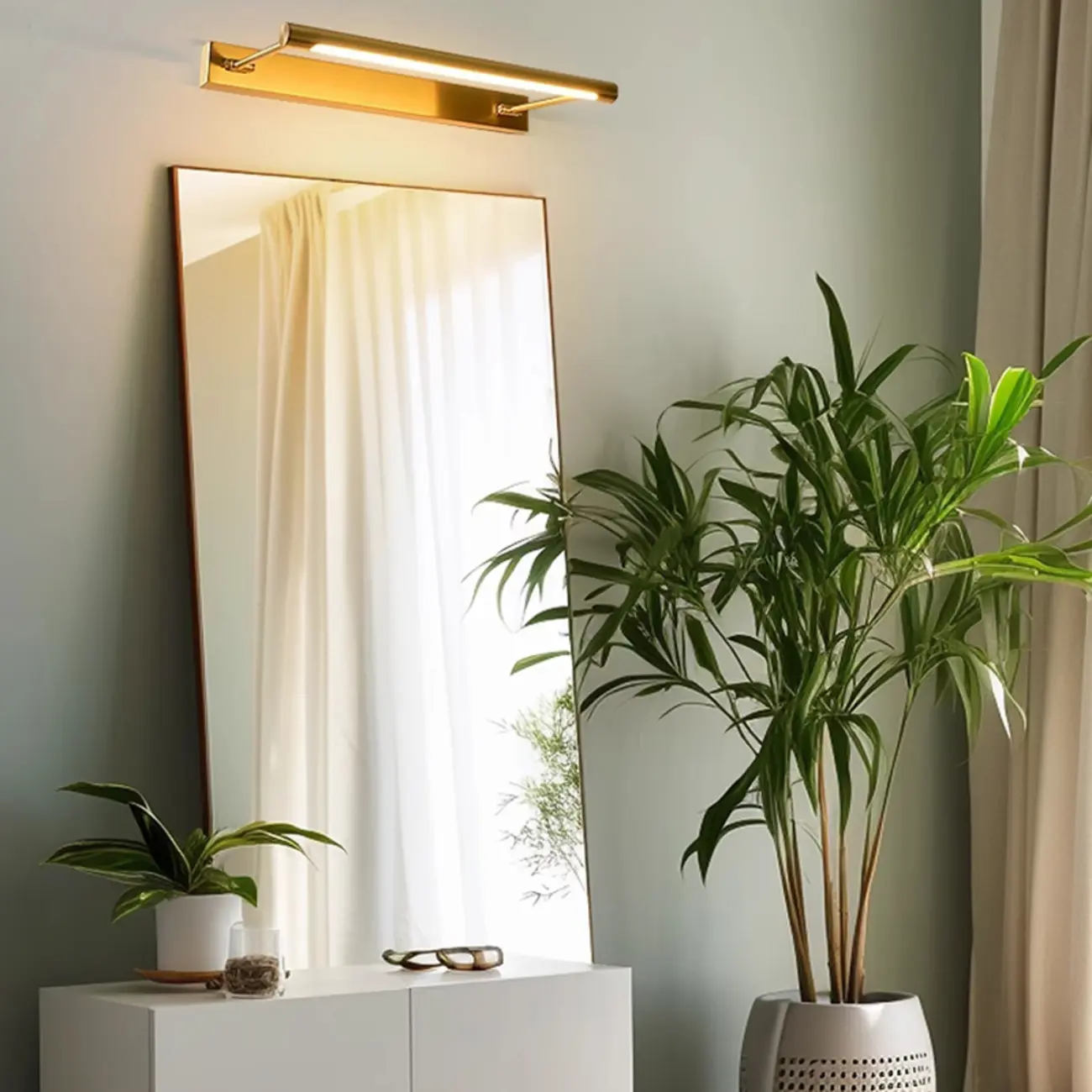 Nordic LED Vanity Light with Acrylic Shade and Warm Light Image - 3 | homeyfad