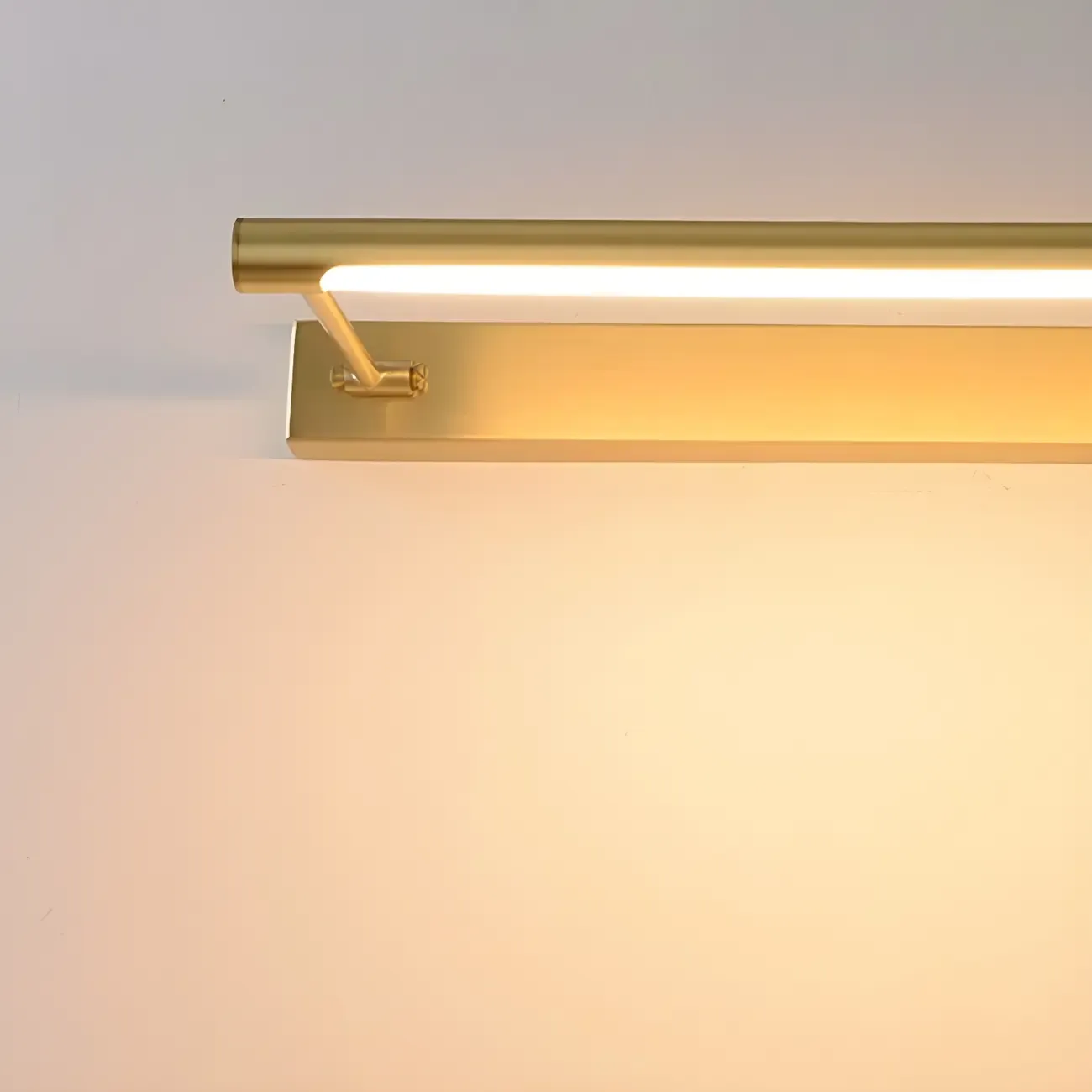 Nordic LED Vanity Light with Acrylic Shade and Warm Light Image - 4