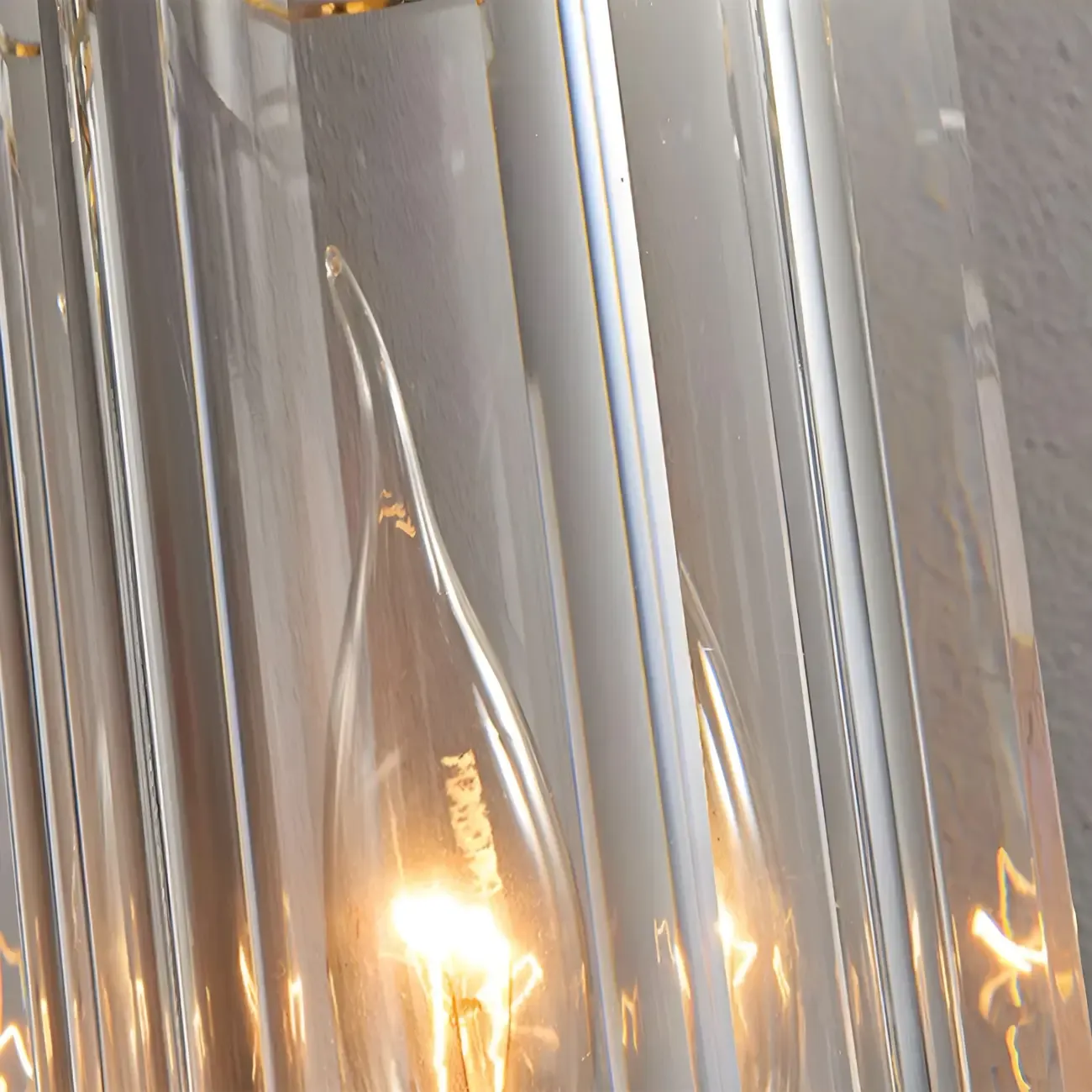 Elegant Metal Vanity Light with Crystal Shade for Bathroom Image - 11