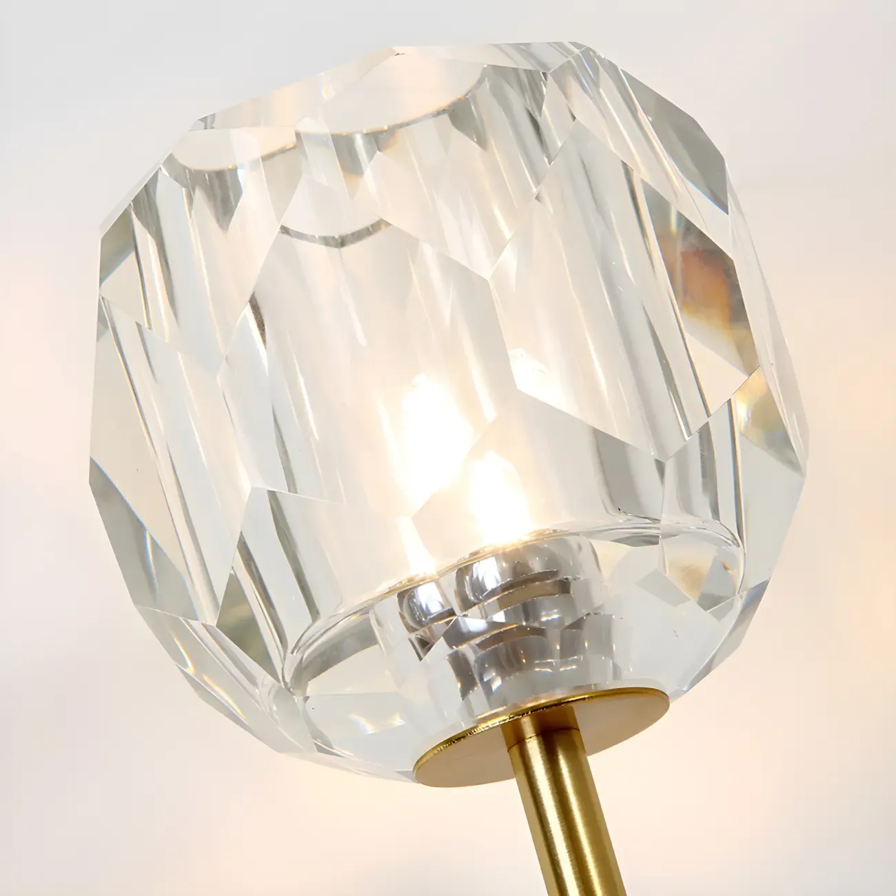 Modern Gold Crystal Vanity Light for Bathroom Wall Image - 11