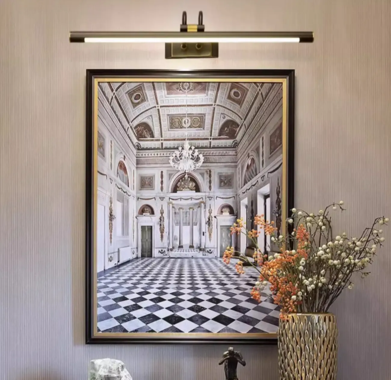 Classic Metal Tube Vanity Light with Integrated LED for Bathroom Image - 15