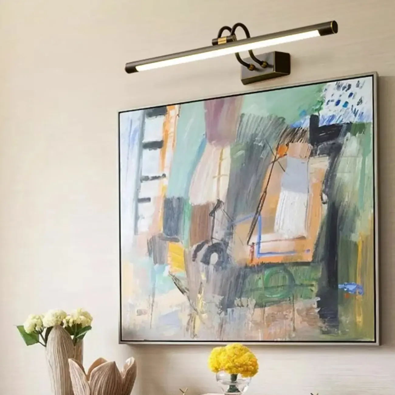 Classic Metal Tube Vanity Light with Integrated LED for Bathroom Image - 16