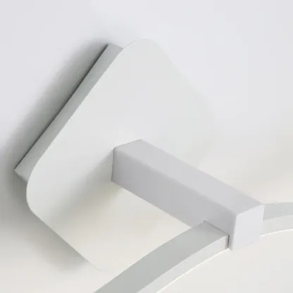 Modern Metal Wave Vanity Light with Integrated LED for Bathroom Image - 12