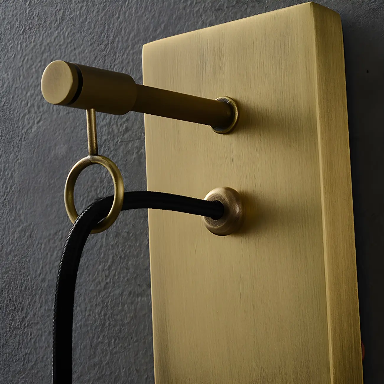 Gold Geometric Vanity Light with Clear Glass Shade | homeyfad