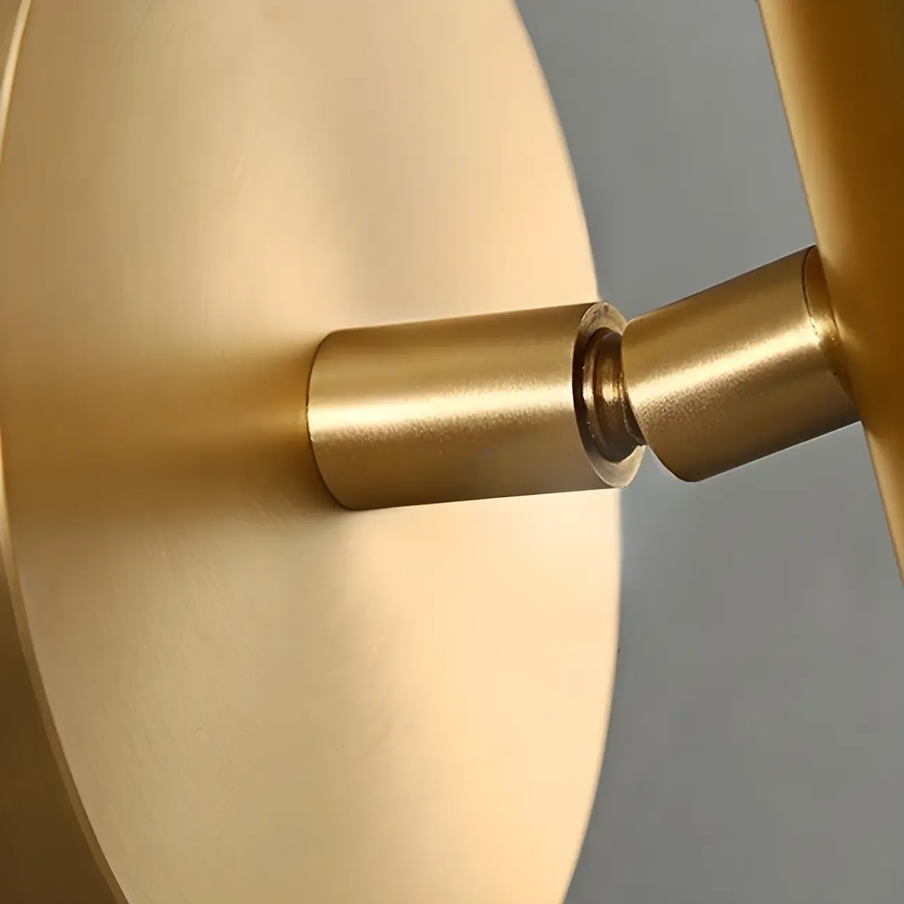 Stylish Metal Vanity Light with Copper Shade for Bathroom Image - 3