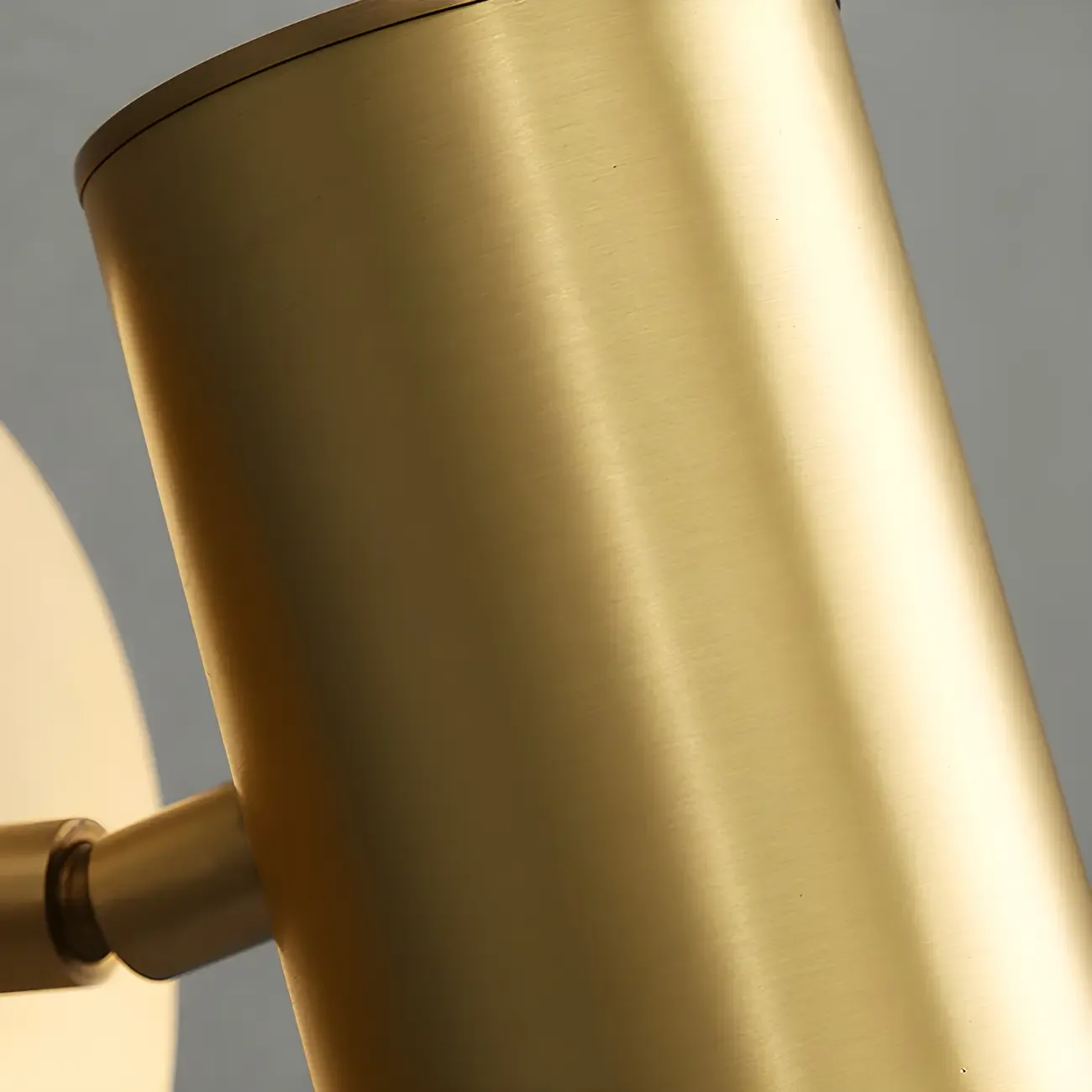 Stylish Metal Vanity Light with Copper Shade for Bathroom Image - 4