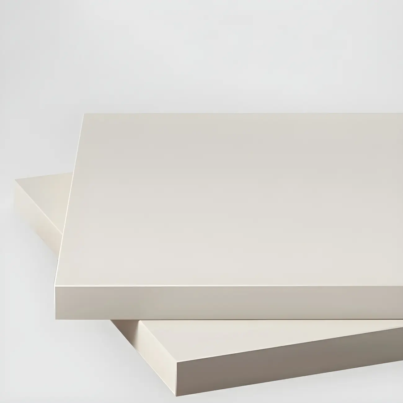 Narrow Off-White Faux Leather 2 Drawers Nightstand Image - 15 | homeyfad