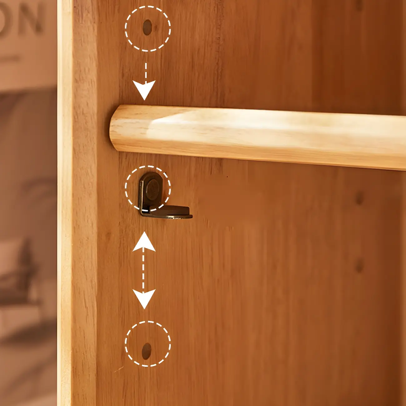 Scandinavian Light Wood 2-Shelf Bookcase with Drawers Image - 9 | homeyfad