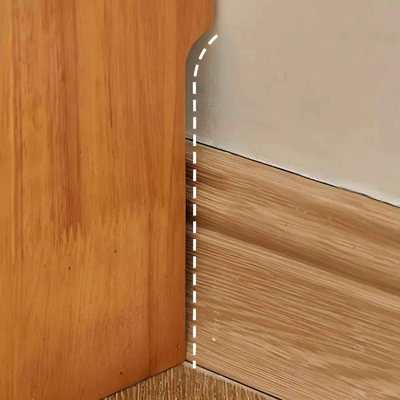 Scandinavian Light Wood 2-Shelf Bookcase with Drawers Image - 12