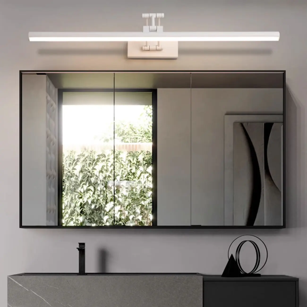 Modern Metal LED Vanity Light for Bathroom Mirror Image - 1 | homeyfad