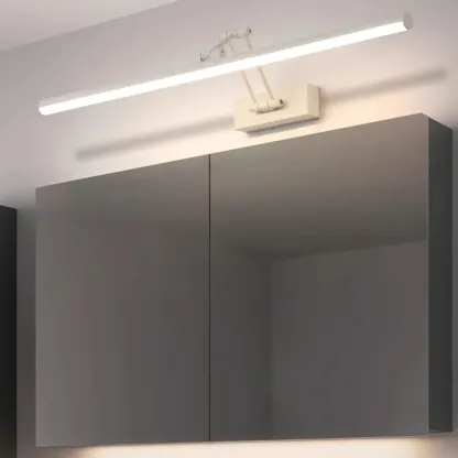 Modern Metal LED Vanity Light for Bathroom Mirror Image - 3