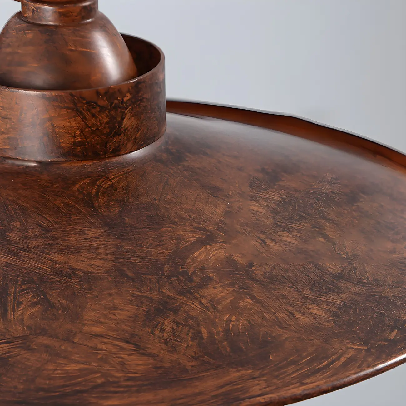 Industrial Rust Metal LED Wall Sconce for Living Space Decor | homeyfad