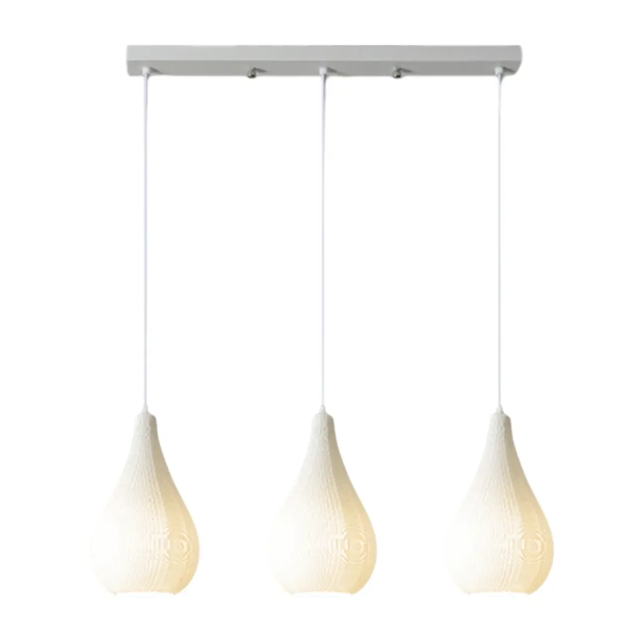 Modern Resin Geometric Pendant Light for Kitchen Image - 5