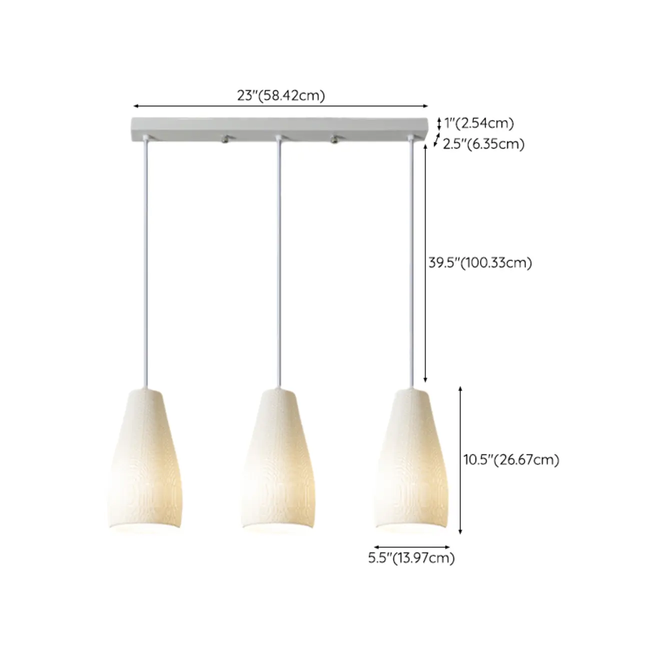 Modern Resin Geometric Pendant Light for Kitchen Image - 14 | homeyfad