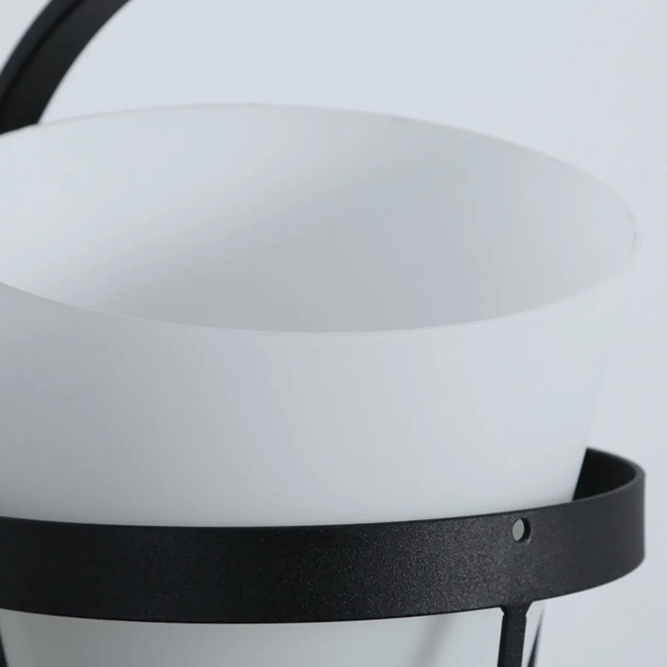 Mini Industrial Metal Outdoor Wall Light Cylinder Glass Lantern Image - 7 | homeyfad