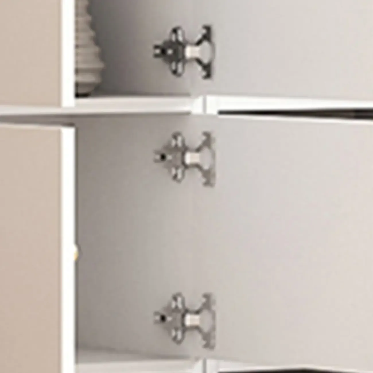 Simple Rectangular White Modular Wooden Bookcase Image - 17