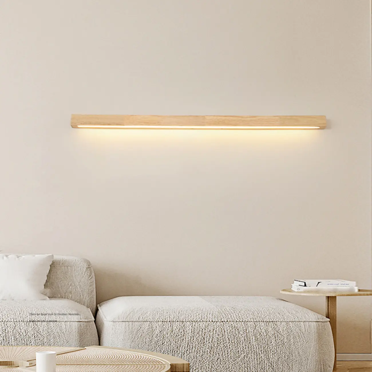 Modern Wood LED Vanity Light with Acrylic Shade Image - 3 | homeyfad