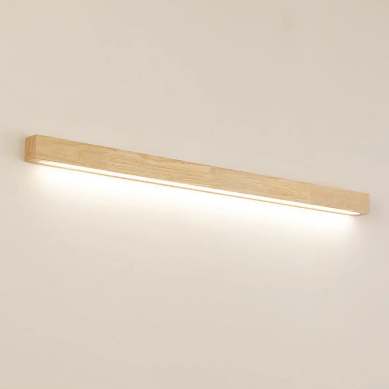Modern Wood LED Vanity Light with Acrylic Shade Image - 7 | homeyfad
