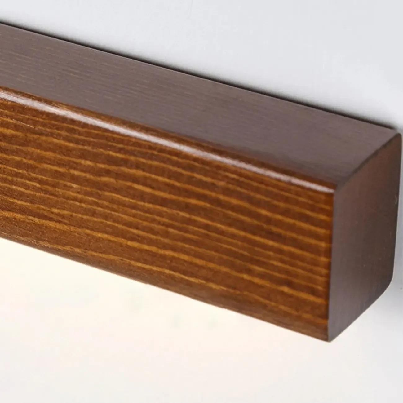 Modern Wood LED Vanity Light with Acrylic Shade Image - 12