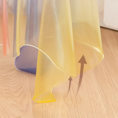 Stylish Plastic Round Acrylic End Table for Living Room Image - 6