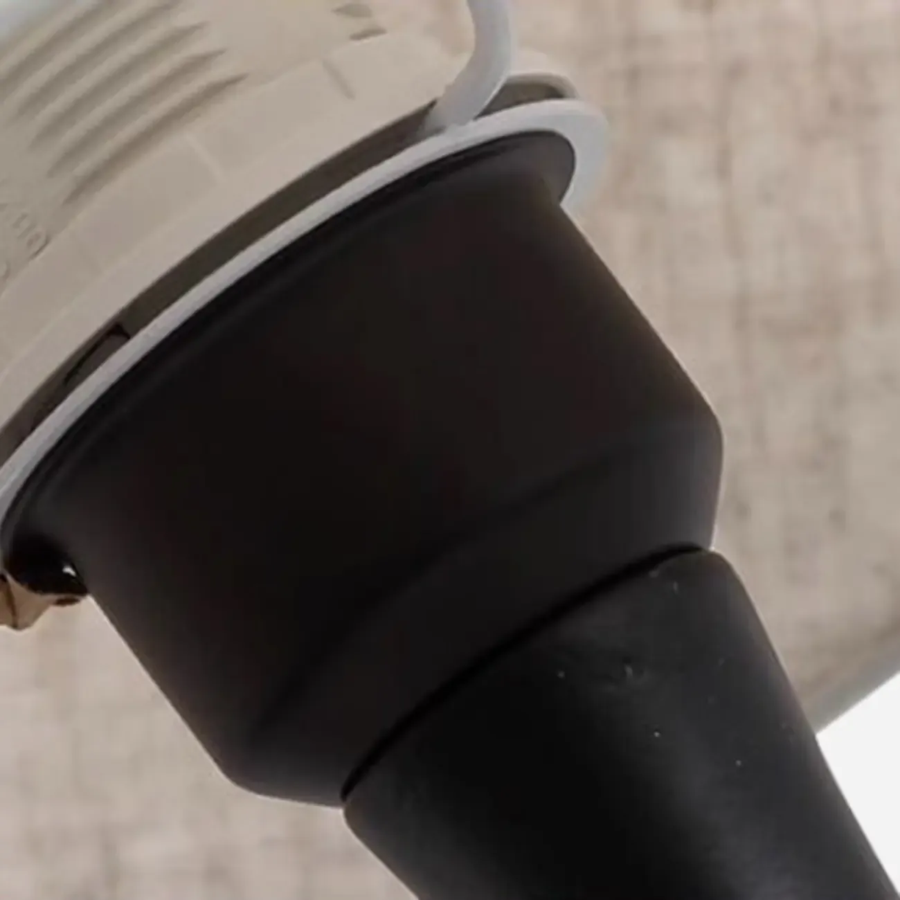 Modern Simple Black LED Table Lamp in Pleated Fabric Shade Image - 11