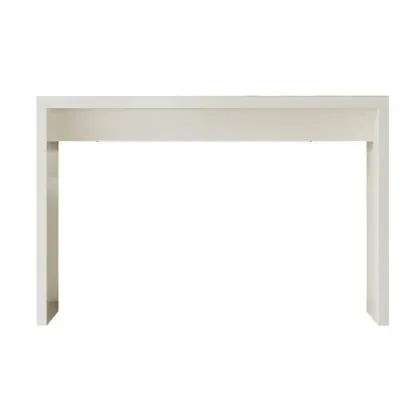 Modern White Stone Pine Wood Pedestal Bar Tables Image - 6
