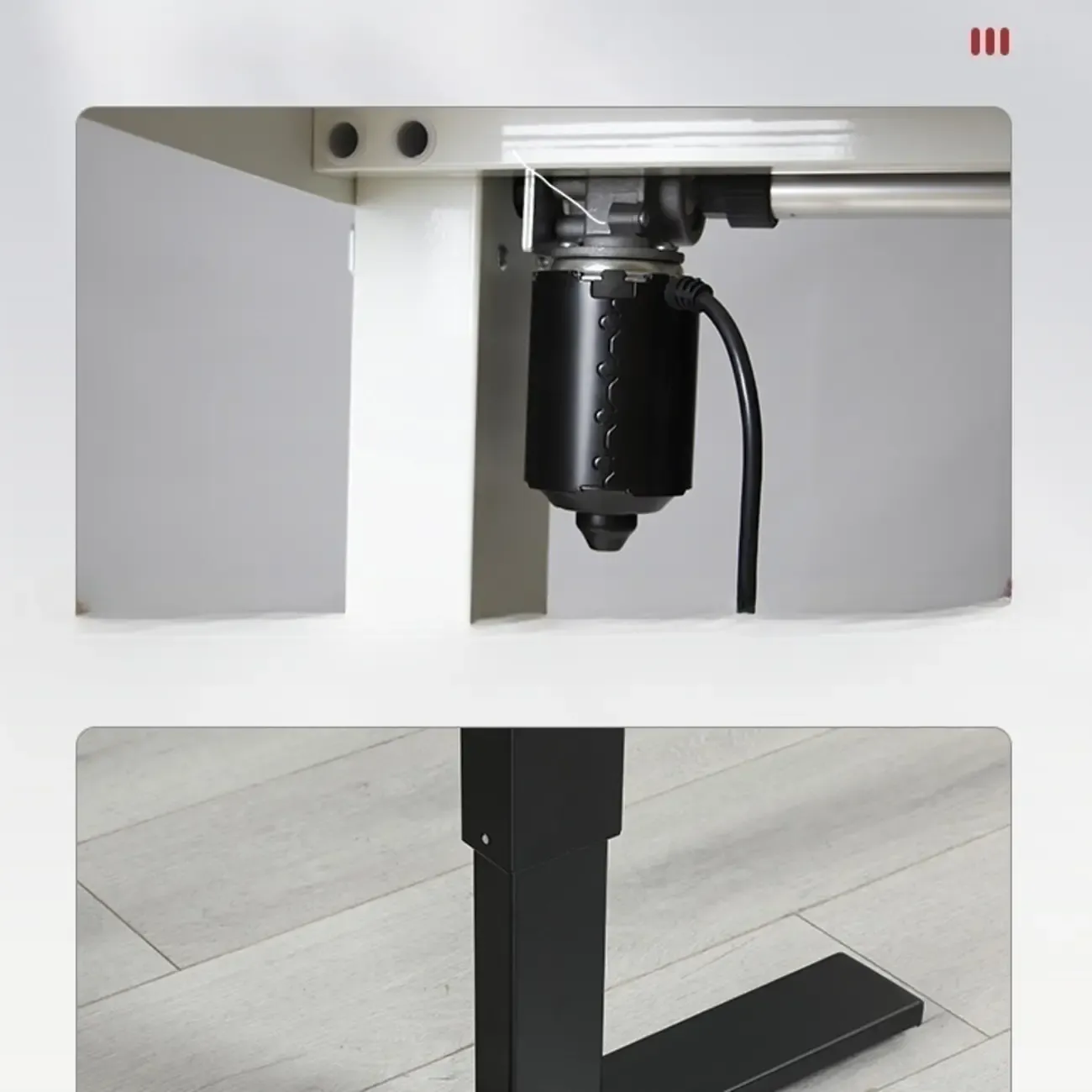 Stylish Oak Adjustable Height Computer Standing Desk for Office Image - 10