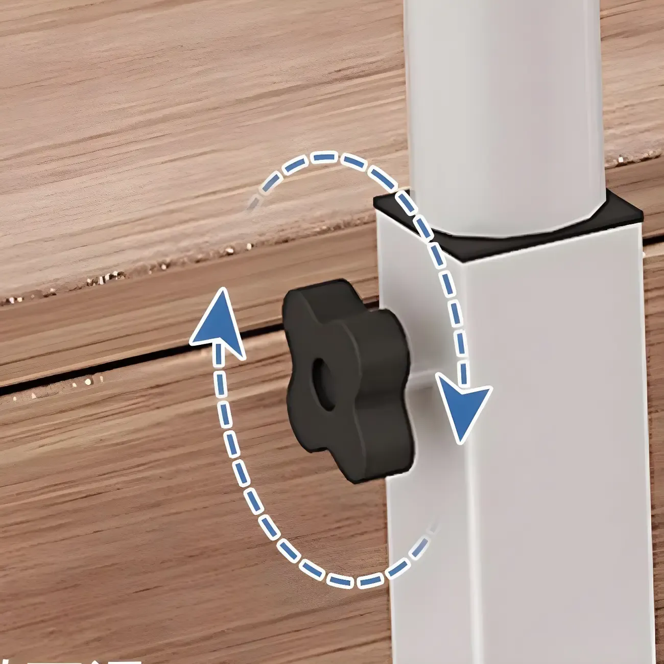 Modern Adjustable Wood Standing Desk Converter with Casters Image - 8