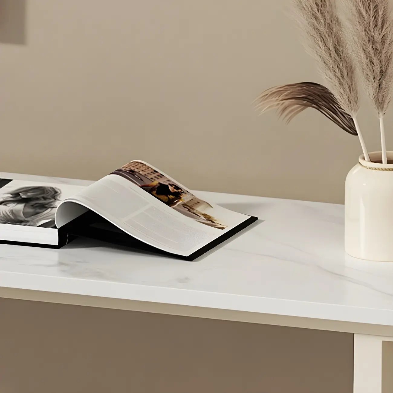 Modern Free Form White Stone Iron Base Bar Tables Image - 9 | homeyfad