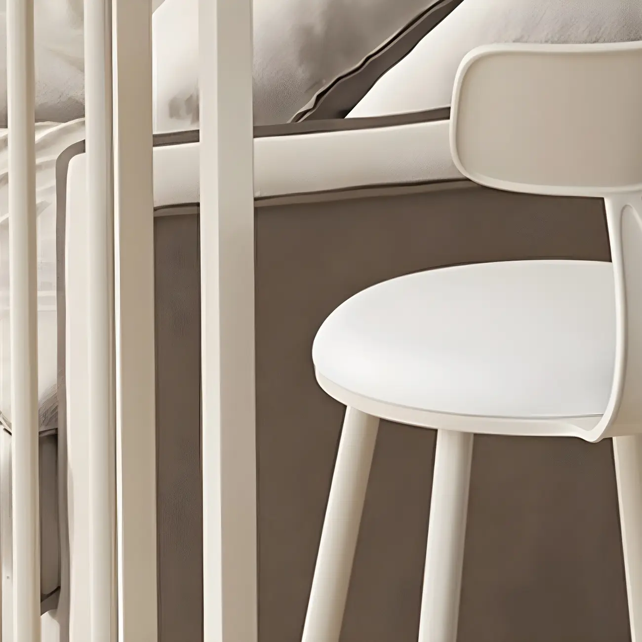 Modern Free Form White Stone Iron Base Bar Tables Image - 10 | homeyfad