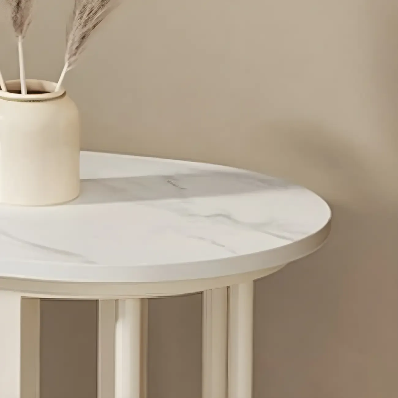 Modern Free Form White Stone Iron Base Bar Tables Image - 11