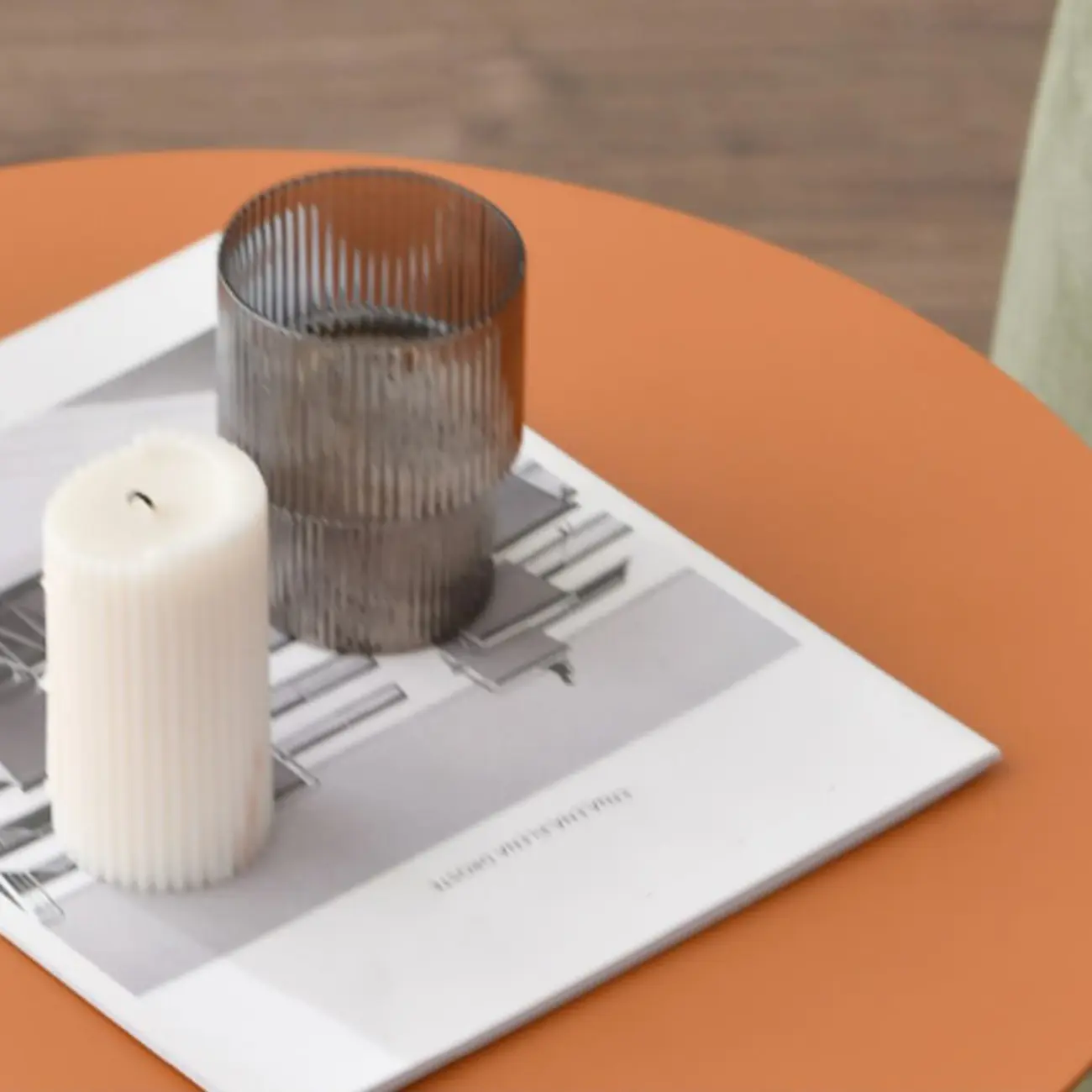 Scandinavian Abstract Iron Small Round Side Table Image - 9 | homeyfad