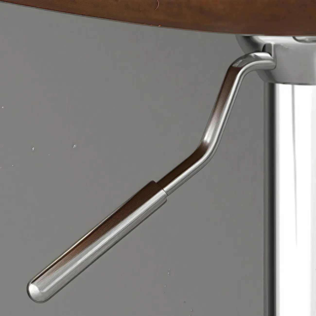 Leather Cushioned Saddle Swivel Adjustable Bar Stool Image - 9 | homeyfad