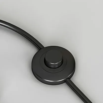 Large Modern Minimalist Adjustable Metal Arc Dome Floor Lamp Image - 13