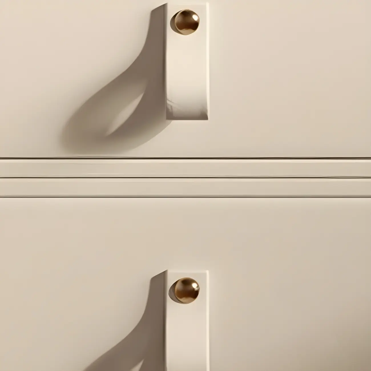 Sleek Solid Color Faux Leather Three-Tiers Drawers Nightstand Image - 15 | homeyfad