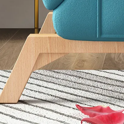 Stylish Fabric Accent Chair with Pillow Back for Living Room Image - 14