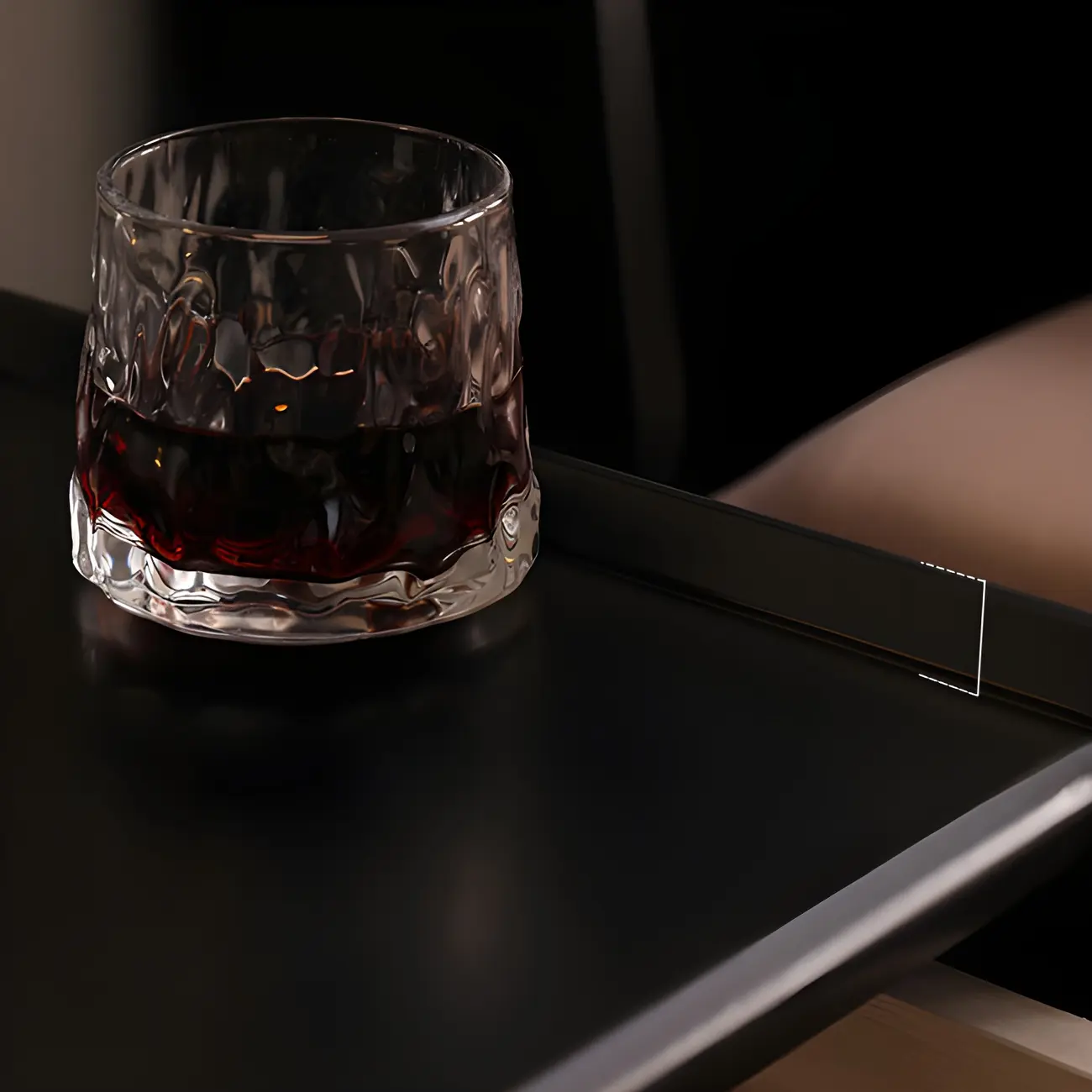 Narrow Black Wood Drawer Storage Bedroom Nightstand Image - 12 | homeyfad