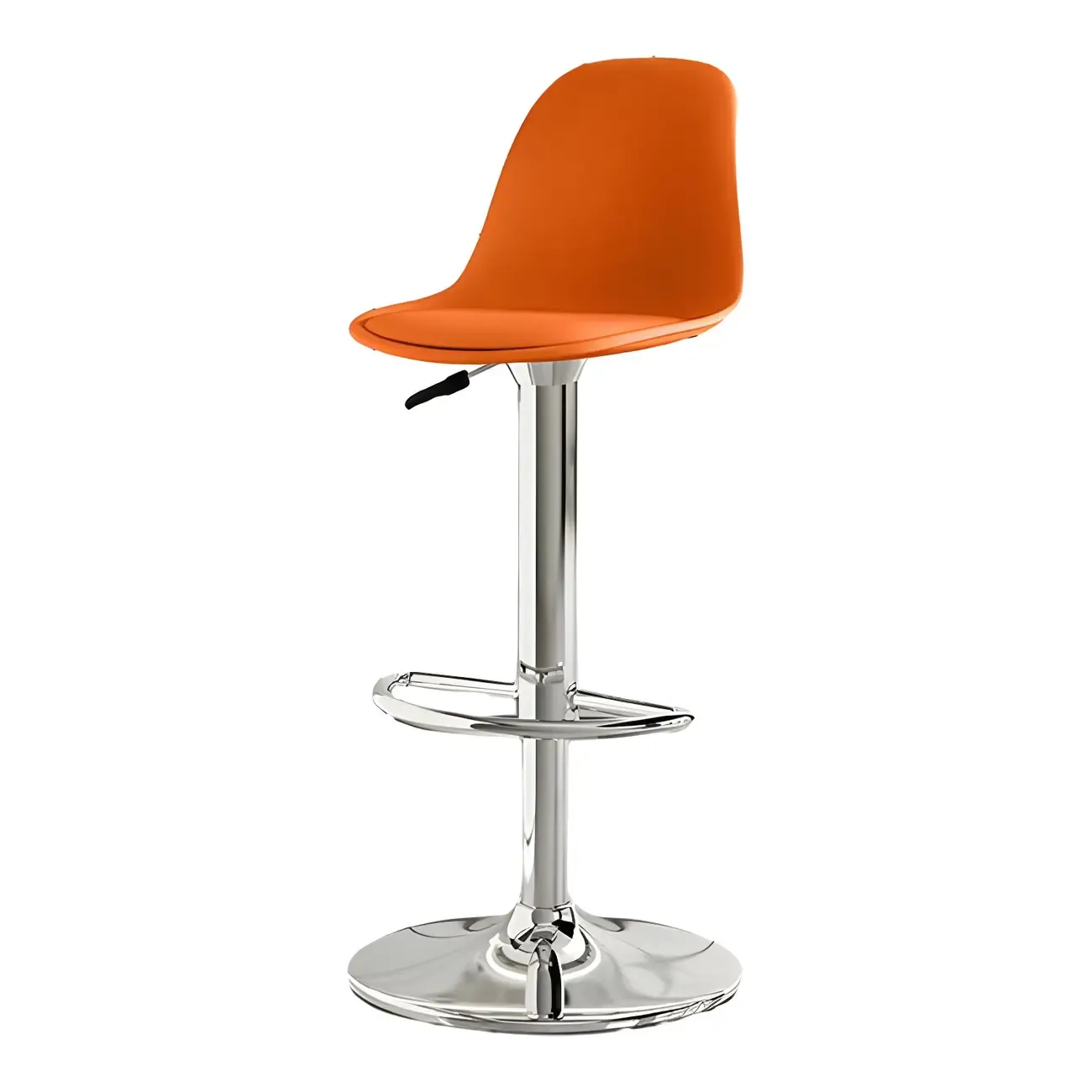 Modern Swivel Acrylic Bar Stools with Backs Image - 13