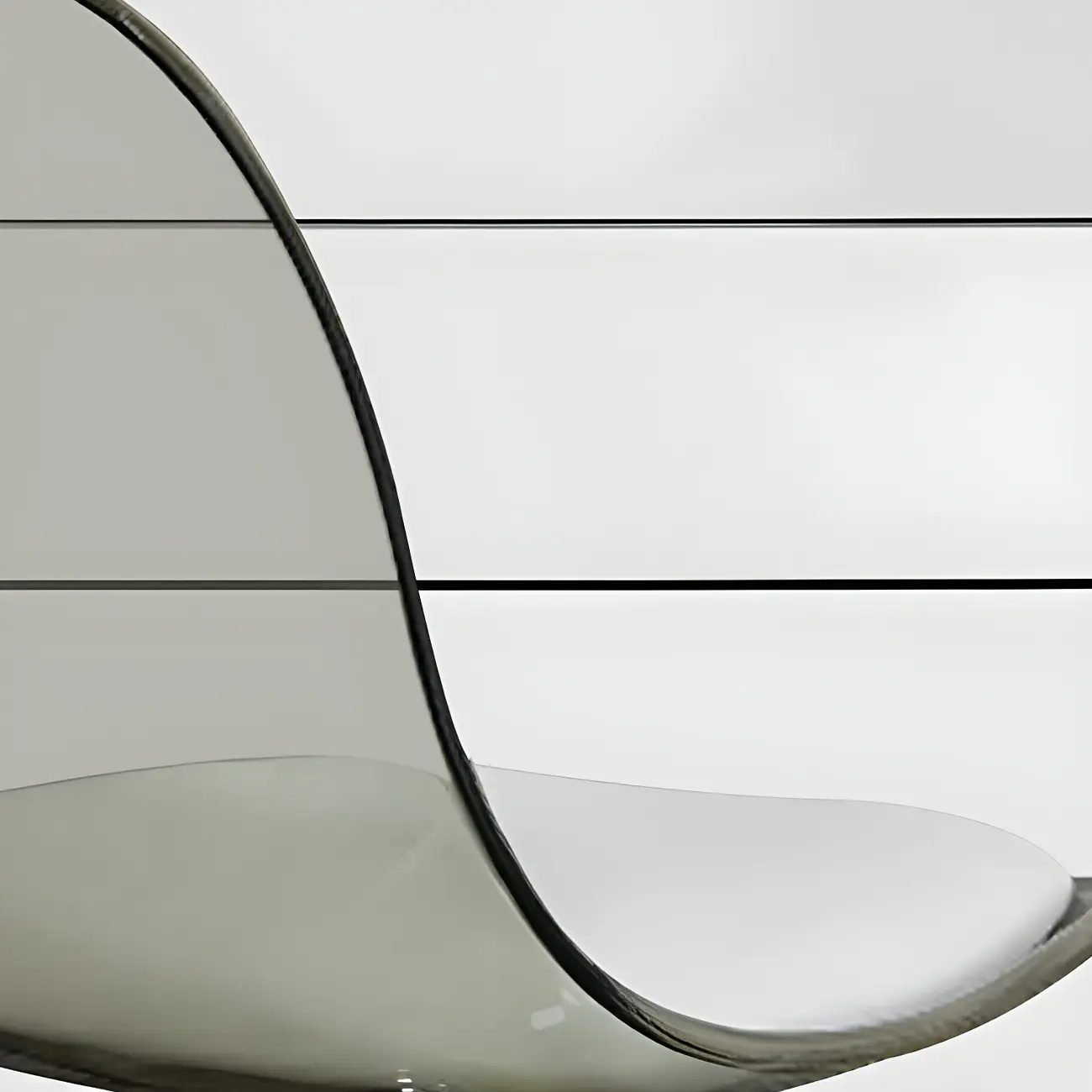 Modern Swivel Acrylic Bar Stools with Backs Image - 4 | homeyfad